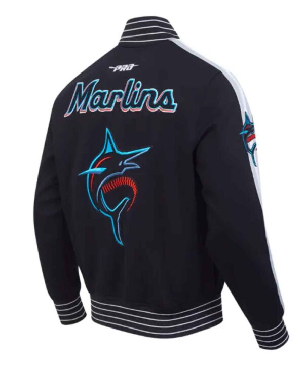 Miami Marlins Current Logo Game Day Black Jacket