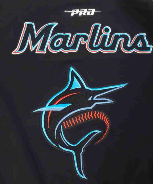 Miami Marlins Current Logo Game Day Black Jacket