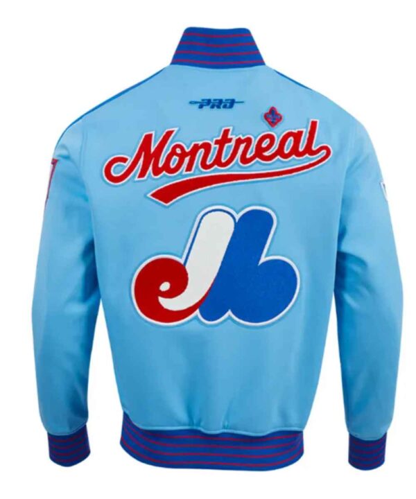 Montreal Expos Logo Game Day Uni Blue Jacket
