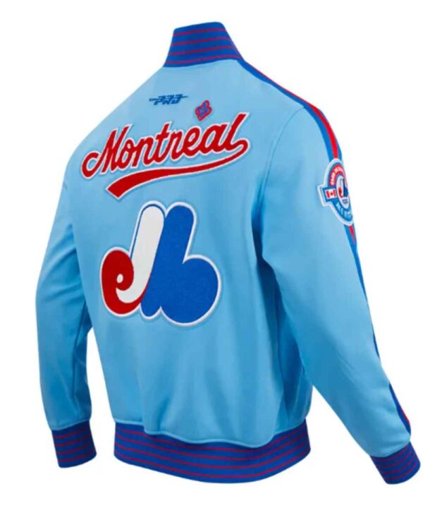 Montreal Expos Logo Game Day Uni Blue Jacket