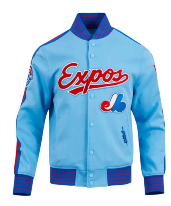 Montreal Expos Logo Game Day Uni Blue Jacket