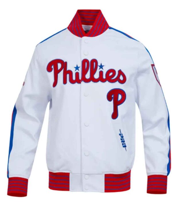 Philadelphia Phillies Current Logo Game Day White Jacket
