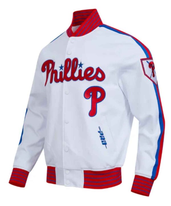 Philadelphia Phillies Current Logo Game Day White Jacket