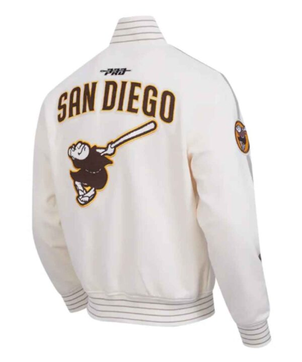 San Diego Padres Logo Game Day Eggshell Jacket