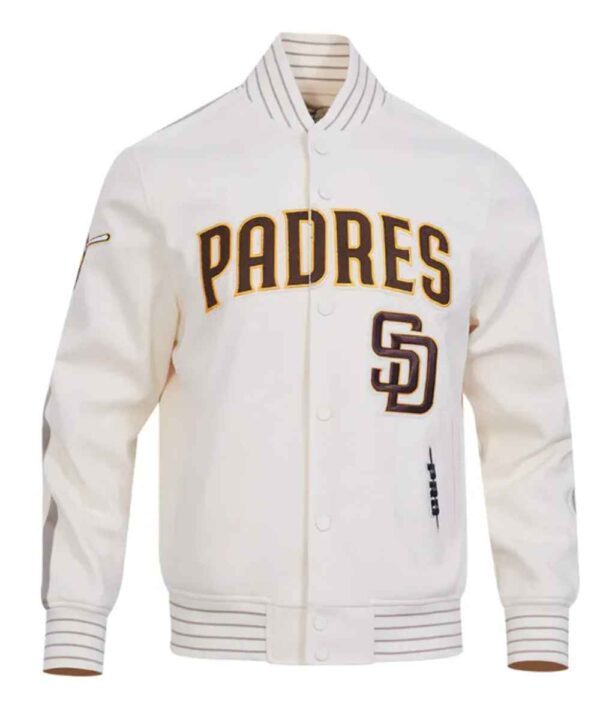 San Diego Padres Logo Game Day Eggshell Jacket