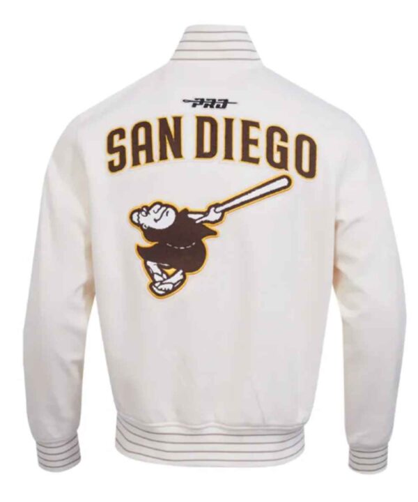 San Diego Padres Logo Game Day Eggshell Jacket