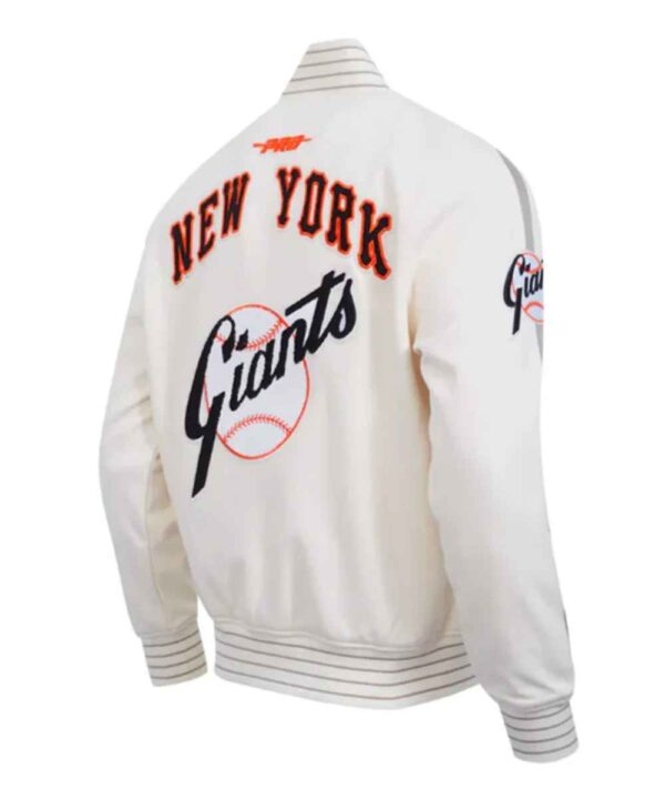 San Francisco Giants Logo Game Day Eggshell Jacket - Forever Jackets