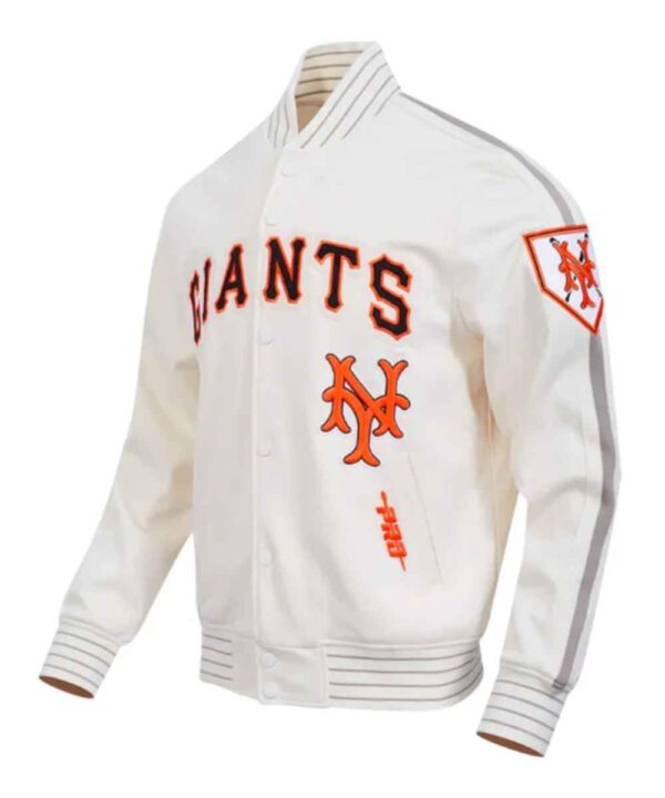 San Francisco Giants Logo Game Day Eggshell Jacket - Forever Jackets