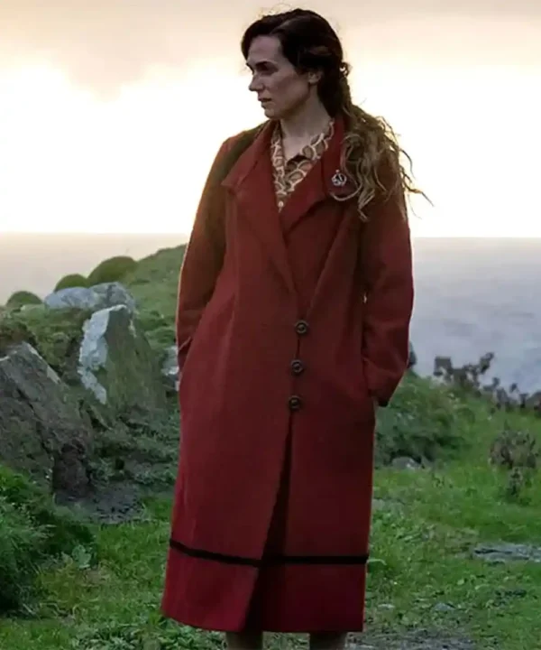 Kerry Condon The Banshees of Inisherin Red Wool Coat