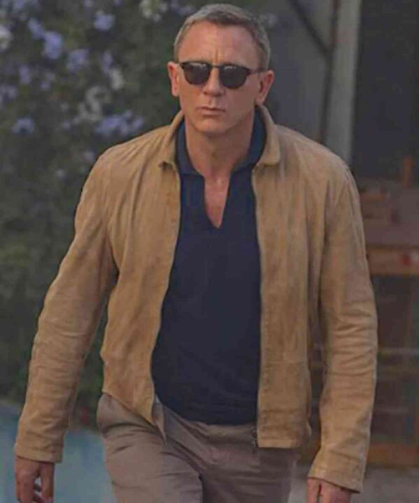 Spectre Daniel Craig Morocco Suede Jacket