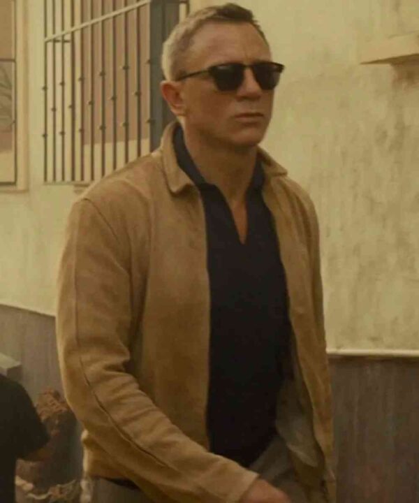 Spectre Daniel Craig Morocco Suede Jacket