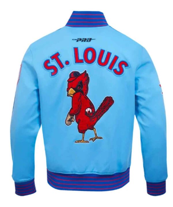 St. Louis Cardinals Logo Game Day Uni Blue Jacket - Forever Jackets