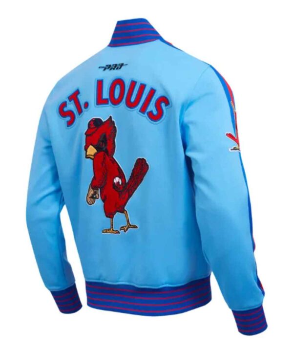 St. Louis Cardinals Logo Game Day Uni Blue Jacket - Forever Jackets