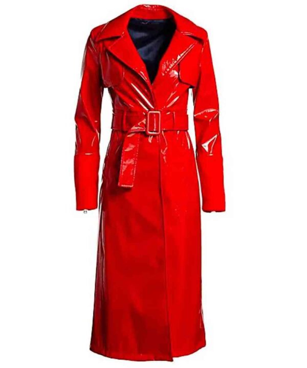 Gal Gadot Red Notice Red Leather Coat - Forever Jackets