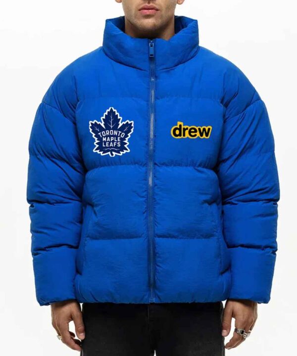 Justin Bieber Toronto Maple Leafs Puffer Jacket - Forever Jackets