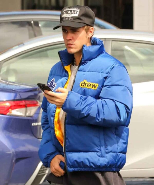 Justin Bieber Toronto Maple Leafs Puffer Jacket - Forever Jackets