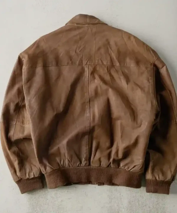 Ken Palmer Welcome to Plathville Bomber Leather Jacket
