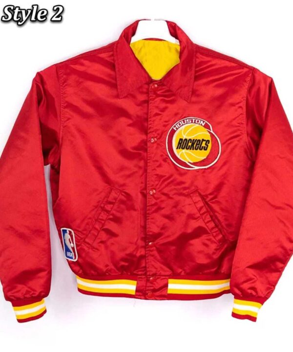 80’s Houston Rockets Red Jacket - Forever Jackets
