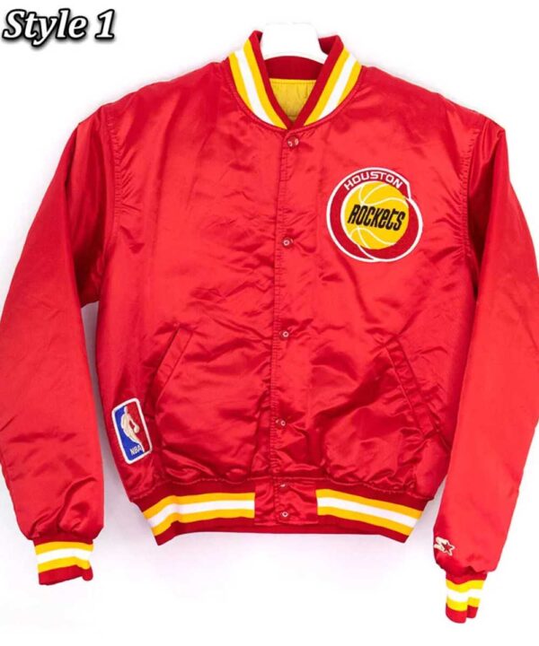 80’s Houston Rockets Red Jacket - Forever Jackets