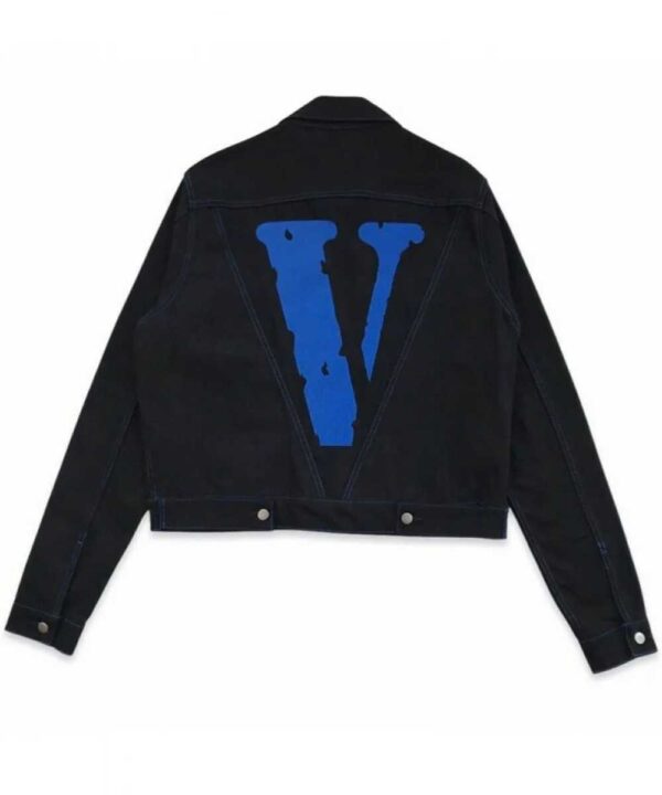 Black Vlone Friends Denim Jacket - Forever Jackets