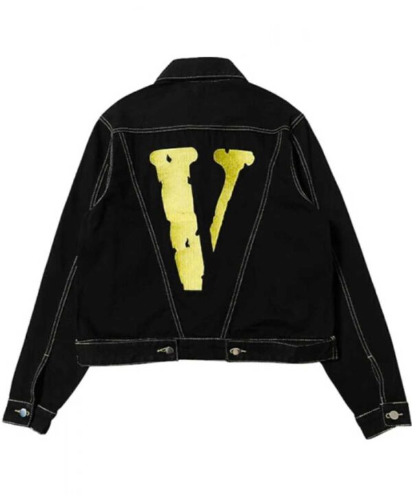 Black Vlone Friends Denim Jacket - Forever Jackets