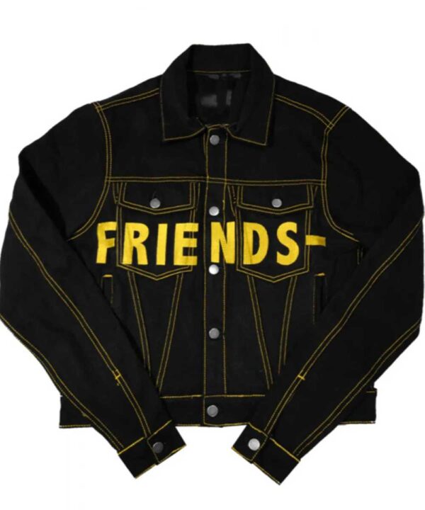 Black Vlone Friends Denim Jacket - Forever Jackets