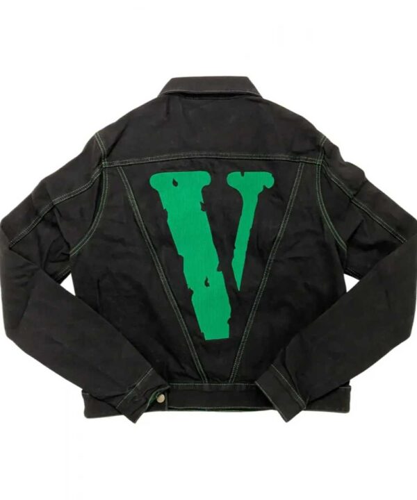 Black Vlone Friends Denim Jacket - Forever Jackets