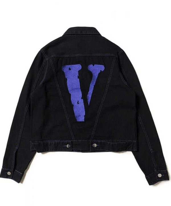 Black Vlone Friends Denim Jacket - Forever Jackets