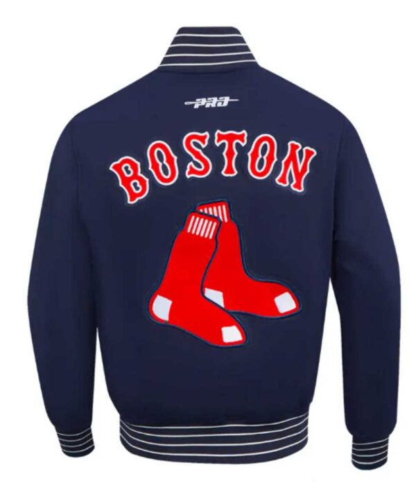 Boston Red Sox Current Logo Game Day Navy Jacket - Forever Jackets