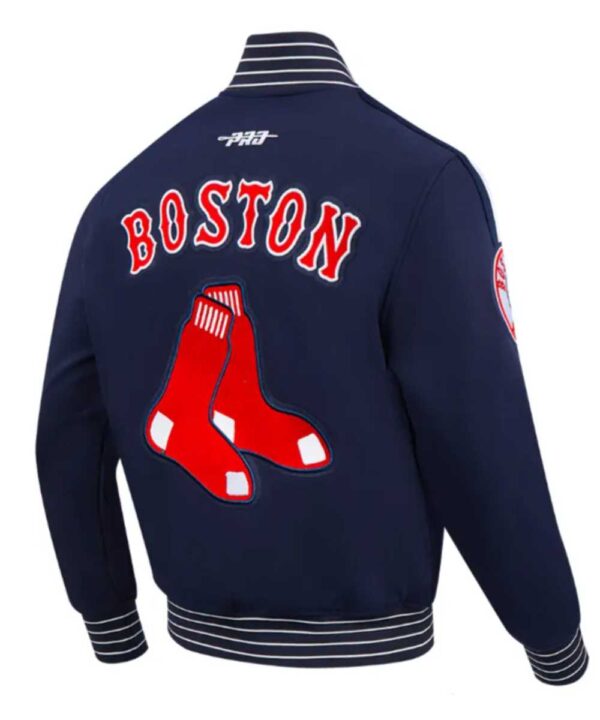 Boston Red Sox Current Logo Game Day Navy Jacket - Forever Jackets