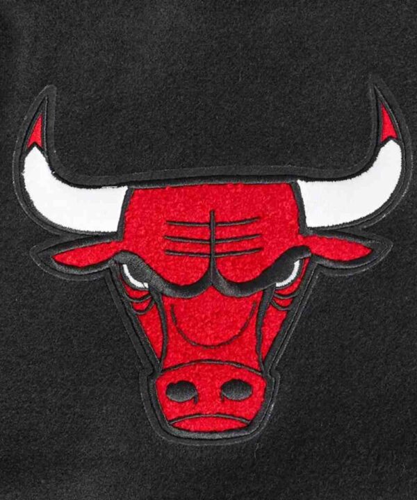 Chicago Bulls Area Code Classic Rib Varsity Jacket - Forever Jackets