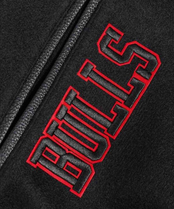 Chicago Bulls Area Code Classic Rib Varsity Jacket - Forever Jackets