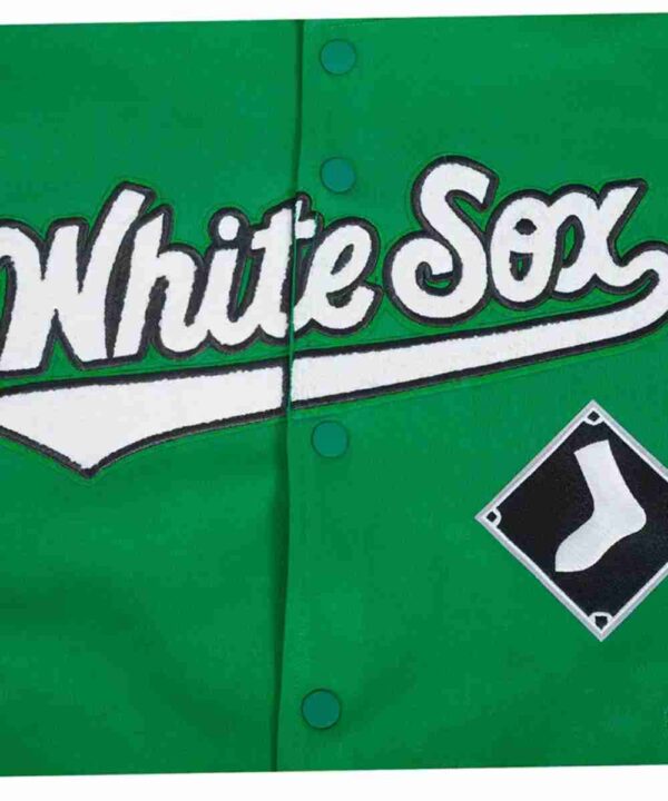 Chicago White Sox Current Logo Game Day GreenBlack Jacket - Forever Jackets
