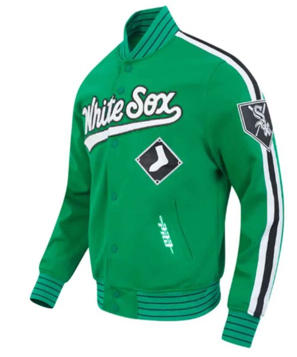 Chicago White Sox Current Logo Game Day GreenBlack Jacket - Forever Jackets