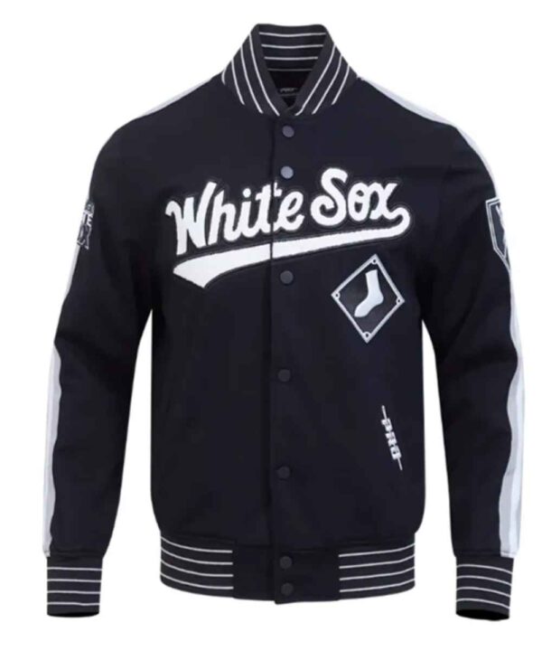 Chicago White Sox Current Logo Game Day GreenBlack Jacket - Forever Jackets