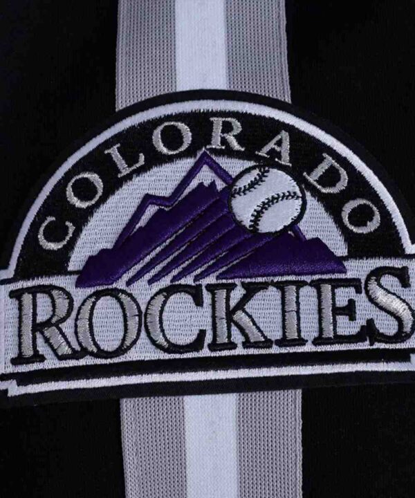 Colorado Rockies Current Logo Game Day EggshellBlack Jacket