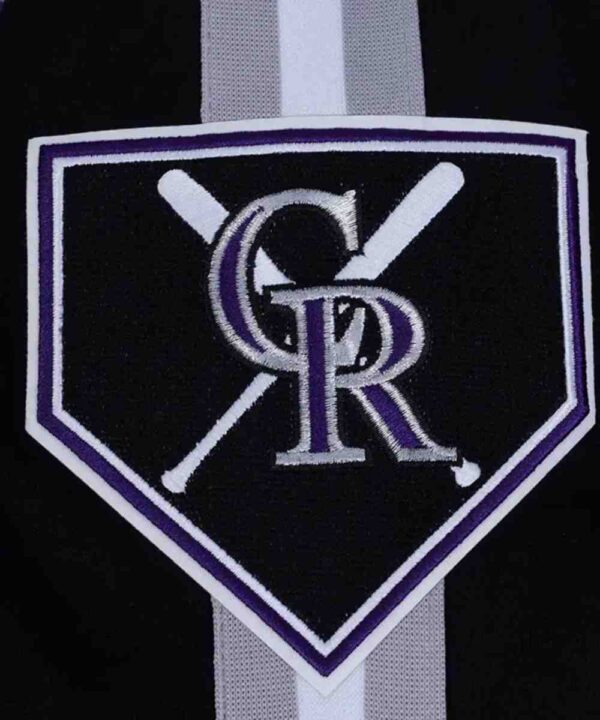 Colorado Rockies Current Logo Game Day Eggshell/Black Jacket - Image 3
