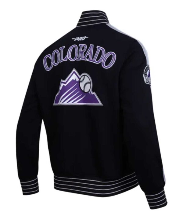Colorado Rockies Current Logo Game Day EggshellBlack Jacket