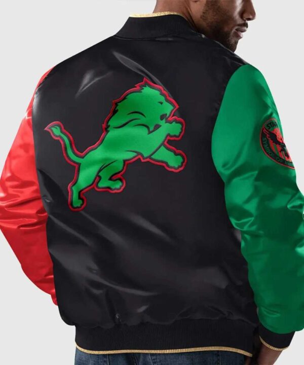 Detroit Lions Ty Mopkins Black History Month Jacket - Forever Jackets