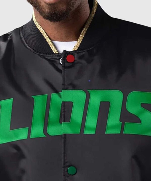 Detroit Lions Ty Mopkins Black History Month Jacket - Forever Jackets