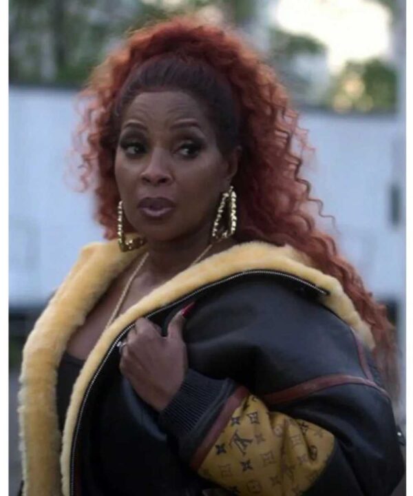 Mary J Blige Power Book Aviator Leather Jacket - Forever Jackets
