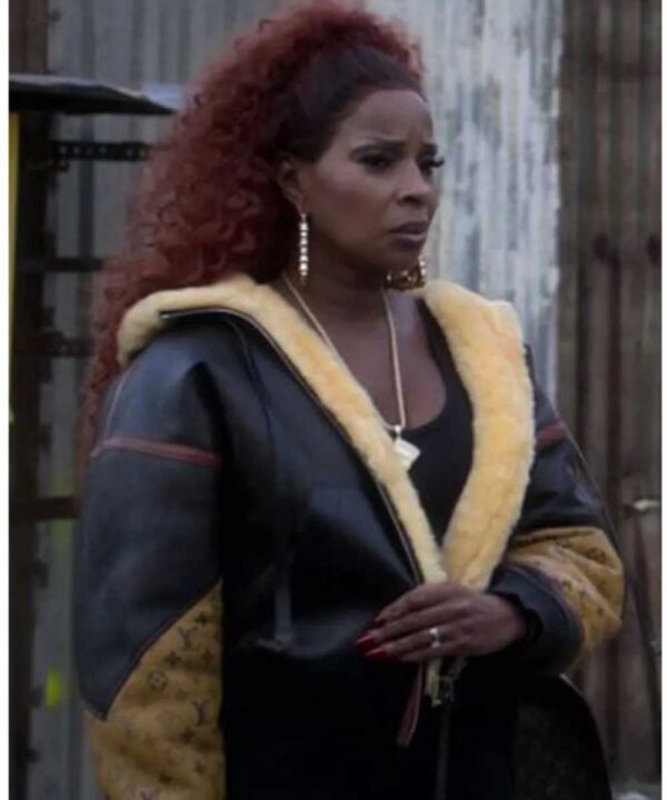 Mary J Blige Power Book Aviator Leather Jacket - Forever Jackets