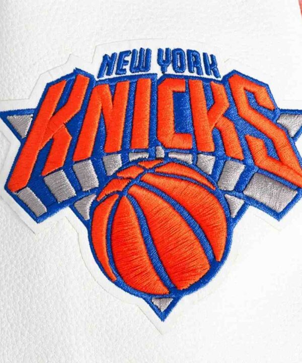 NY Knicks Turn It Up Classic Rib Varsity Jacket - Forever Jackets