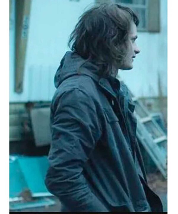 Ozark Charlie Tahan Cotton Grey Hooded Jacket - Forever Jackets
