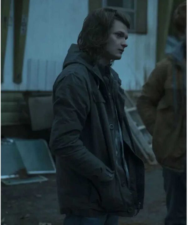 Ozark Charlie Tahan Cotton Grey Hooded Jacket - Forever Jackets