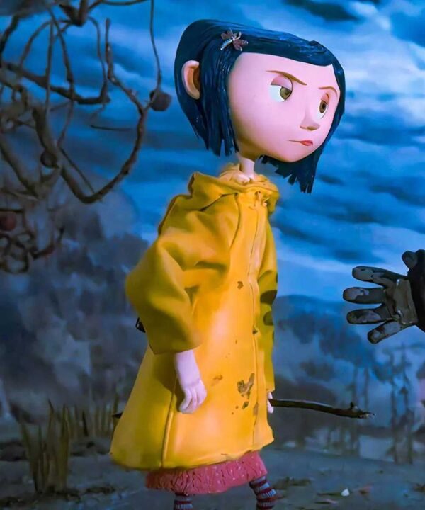 Coraline Jones Yellow Coat with Hood