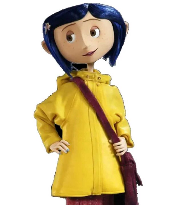 Coraline Jones Yellow Coat with Hood