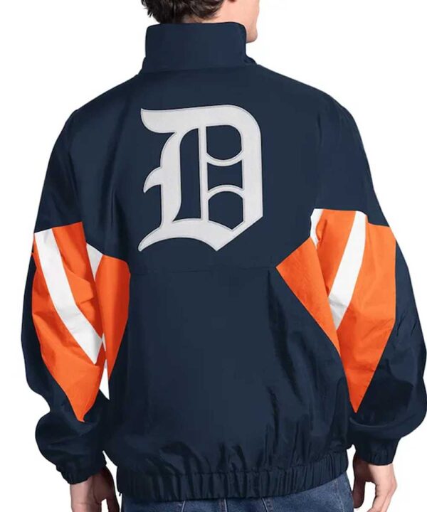 Detroit Tigers Cooperstown Chief Navy Half-Zip Pullover