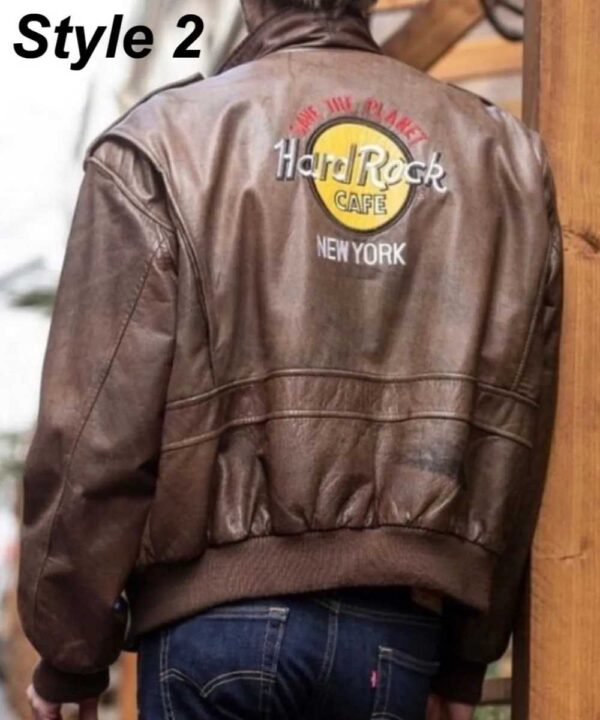 Hard Rock Cafe Save The Planet Leather Jacket
