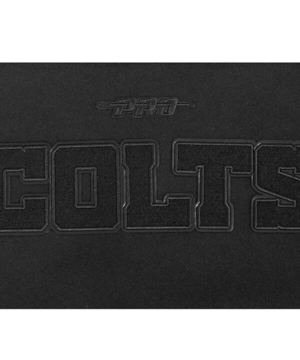 Indianapolis Colts Triple Black Varsity Wool/Leather Jacket